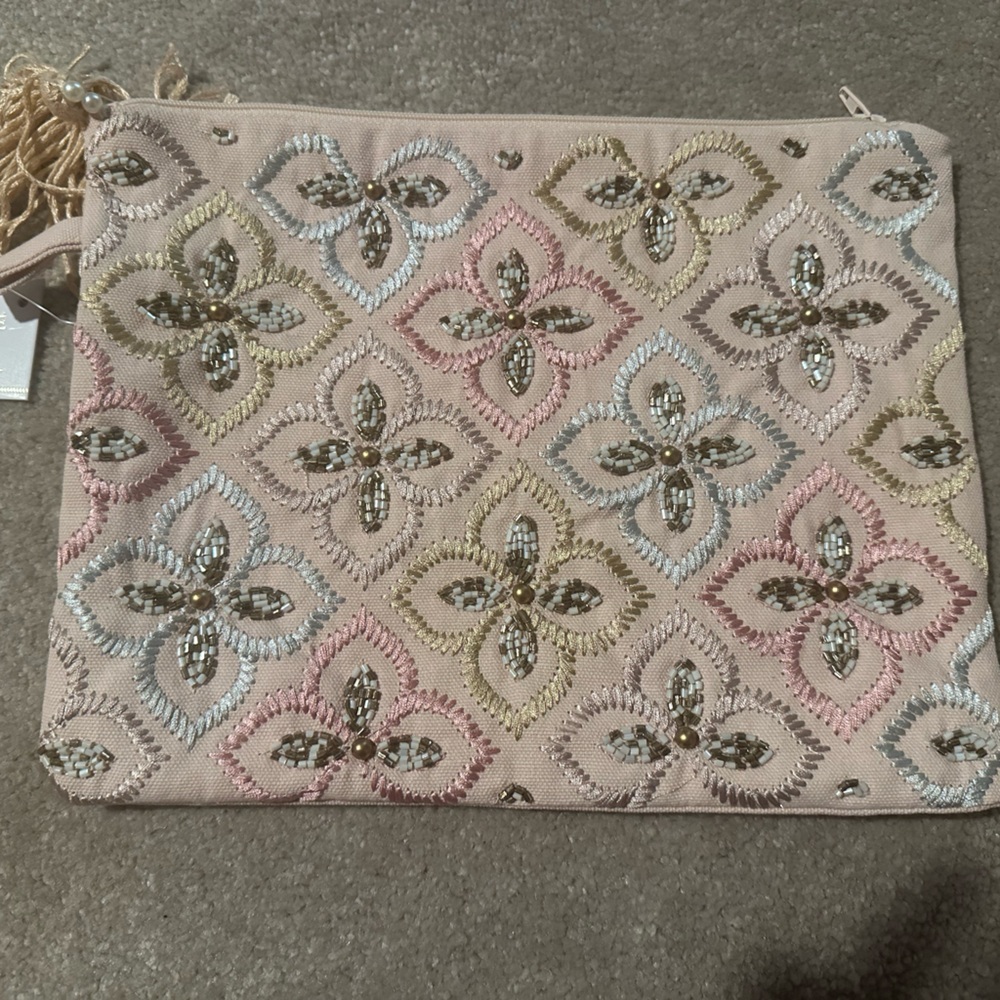 New pink embellished bag made in India - Picture 2 of 6